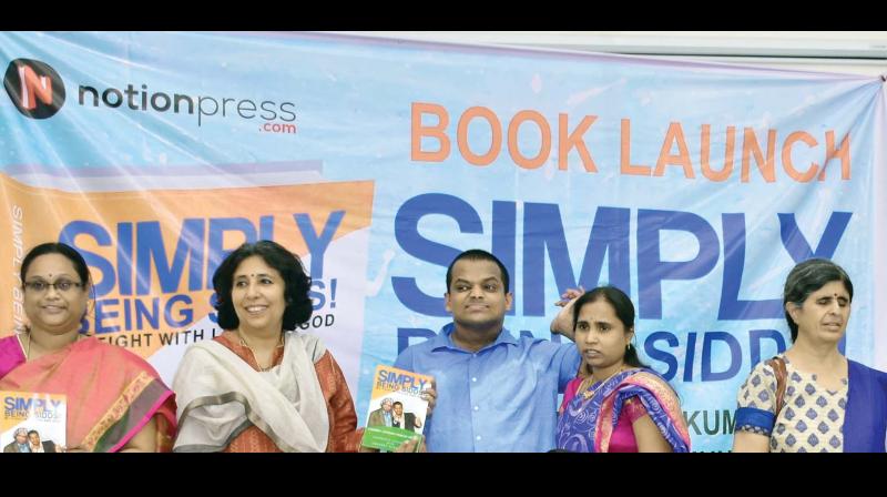 Umasree, Niyati Sareen, Siddharth, Chandrakala and Dipti Bhatiah at the launch of the book.