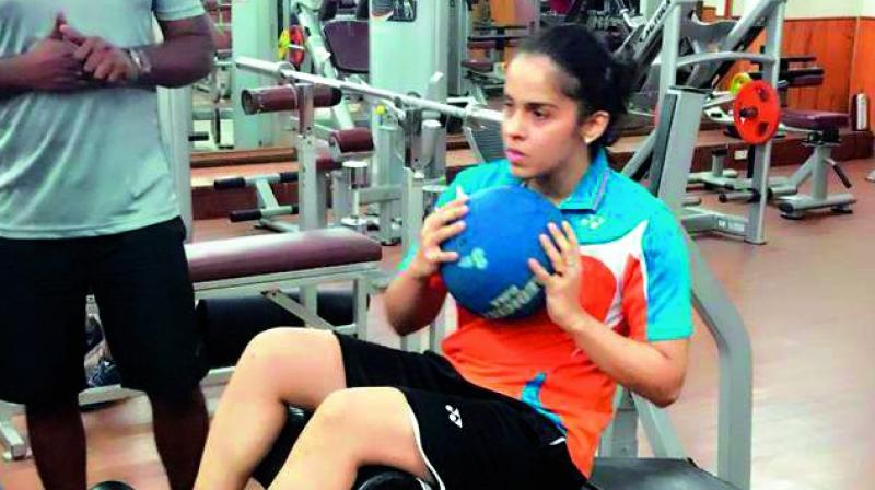 Saina Nehwal may have dealt with grave injuries, but trains hard to get back into the game, on as well as off the court (Representational Image)