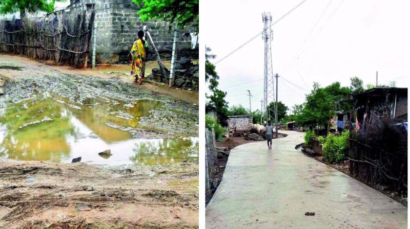 Suresh had to to face the wrath of local politicians for laying the road at his village, Sarvapuram Thanda.