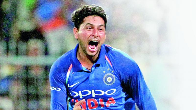 Kuldeep Yadavs hat-trick was also the 43rd in 3,912 one-day internationals. Lasith Malinga achieved three hat-tricks while Pakistans Wasim Akram and Saqlain Mushtaq and Sri Lankan Chaminda Vaas are the three bowlers to perform two hat-tricks in one-day internationals (Photo: DC