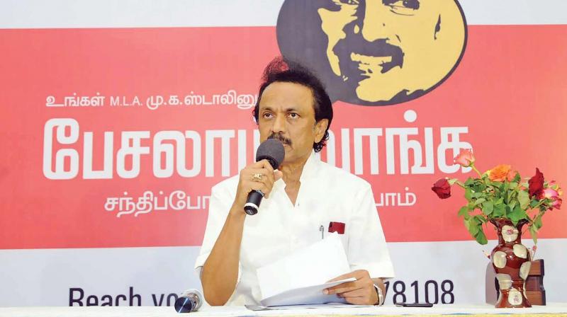 M.K. Stalin on Sunday demanded that the Union Government order a CBI probe into the late Chief Ministers hospitalisation