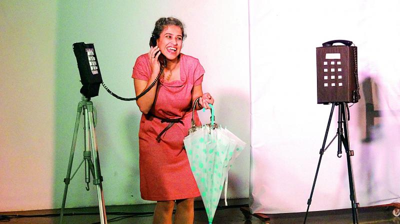 A still from the short play Immobiles