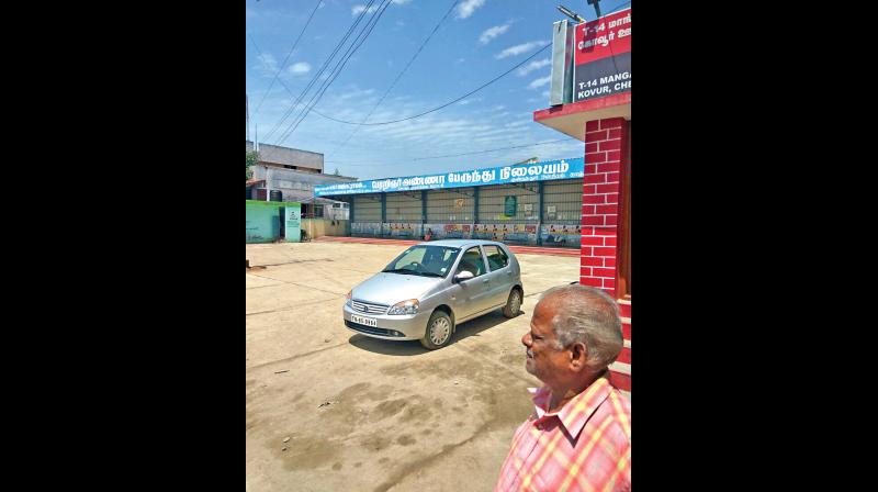 The empty Kovur bus stand (Photo: DC)