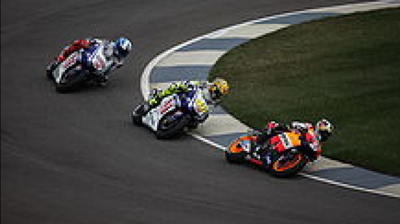 The front row was split by a mere 0.024 seconds with Pedrosa lapping up 1 minute 59.212 seconds for the pole. (Representational Image)