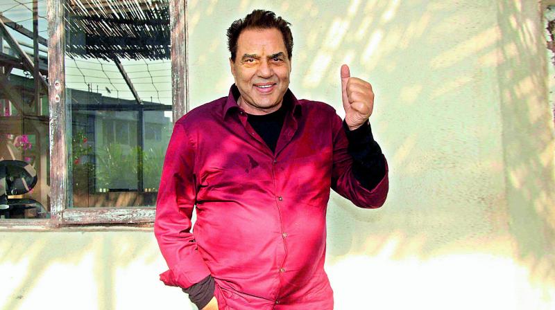 Actor Dharmendras daughter Esha has just become a mother, and he couldnt be happier.