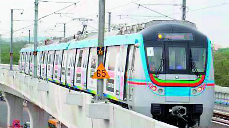 There were two incidents of train stoppages in six months and it was found that it was affecting the Uppal and Ameerpet stretch.