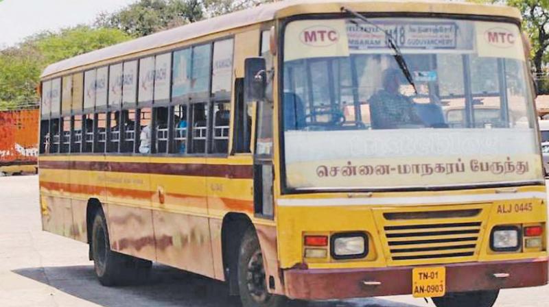 MTC records an average daily footfall of 35 lakh. This indicates that at least two million people - one-fourth of the population - use buses every day assuming they make a return journey.