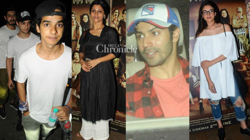 Varun, other stars, watch Priyankas Baywatch and Konkonas directorial
