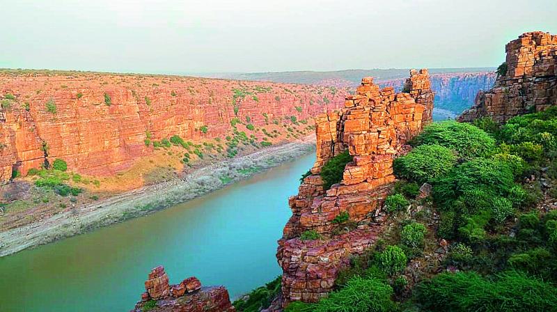A view of the Gorge from Gandikota Fort