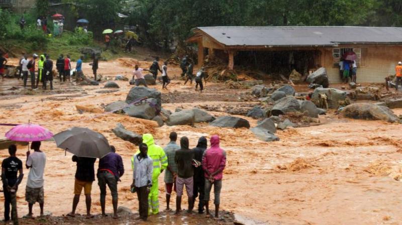 The government of Sierra Leone, one of the poorest countries in the world, has promised relief to more than 3,000 people left homeless (Photo: AFP)