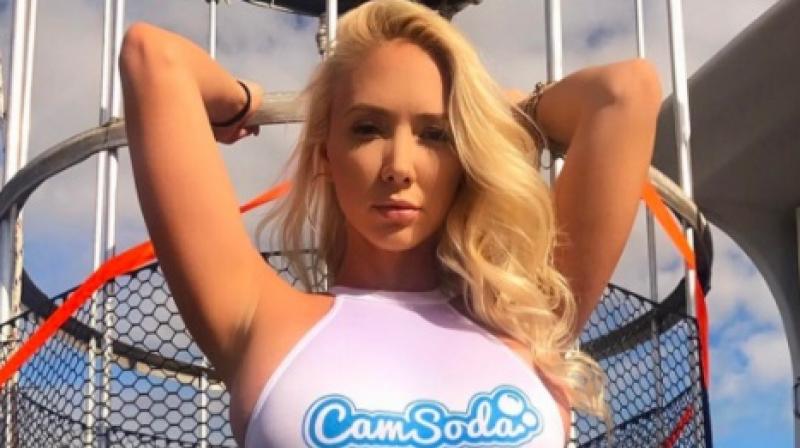The shark expert claims that he refused to work with the adult film actress so she found another company to film it with her. (Photo: Instagram)