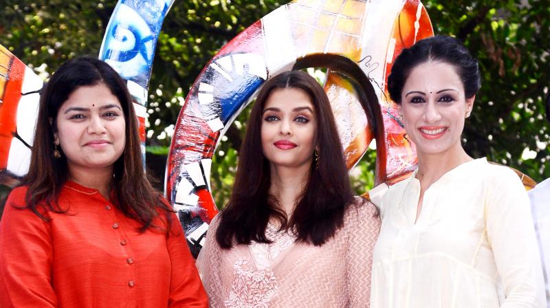 Former Miss World and actress Aishwarya Rai Bachchan recently inaugurated artist and social activist Rouble Nagis sculpture titled The Paradise Garden.