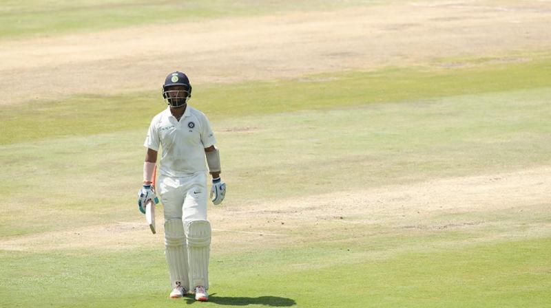 With Parthiv batting at the strikers end, Pujara fell short of his crease when he called for the third run. (Photo: BCCI)