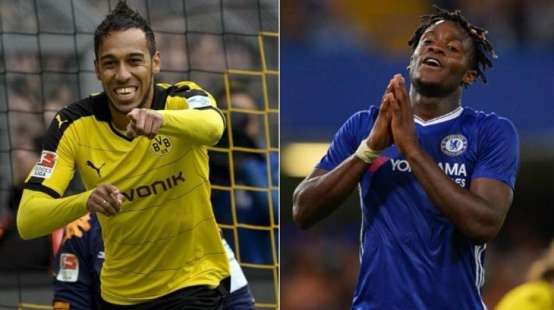 Dortmund are closely monitoring Belgian forward Batshuayi, who has failed to impress Antonio Conte at Chelsea, starting just two of his 11 Premier League appearances this season. (Photo: AFP)