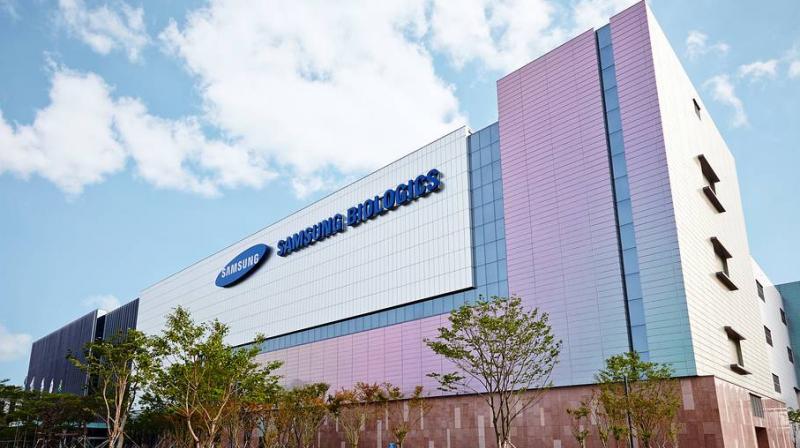 Samsung Biologics production facility located on reclaimed land near South Koreas main airport. PHOTO: SAMSUNG BIOLOGICS