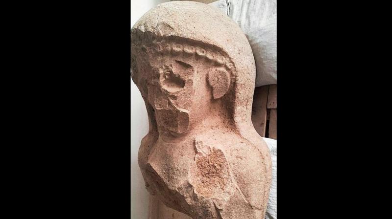 This 3,000-year-old female statue was uncovered at a citadel gate complex in Turkey by University of Toronto archaeologists leading the Tayinat Archaeological Project.(Photo: Tayinat Archaeological Project)