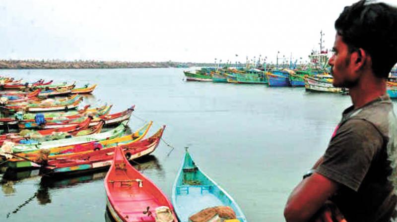 Scarcity of fuel used for fishing boats -Superior Kerosene Oil (SKO) - has come to such a pass that fishermen are not able to go for their daily work owing to shortage of fuel