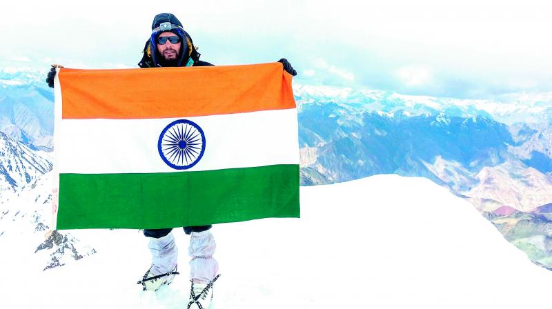 Amgoth Tukaram recently became the youngest person from Telangana to successfully complete three expeditions  to Mt Norbu (17,145 ft), Mt Rudugaira (19,091 ft.)