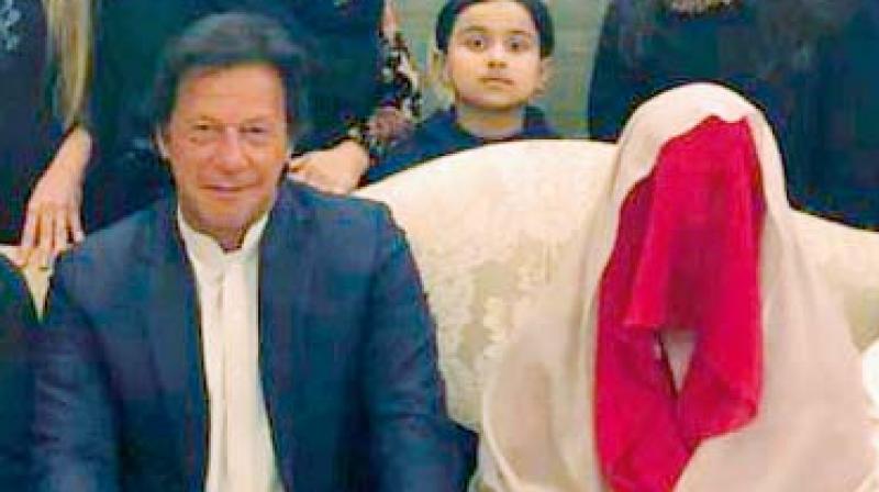 Imran Khan and Bushra Maneka