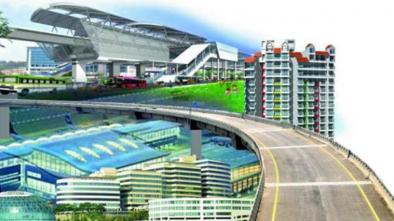 Though Health City at Arilova area in Vizag was launched with eight operational hospitals, Andhra Pradesh Industrial Infrastructure Corporation (APIIC) and the GVMC are not playing their role properly to create basic infrastructure at Health City.
