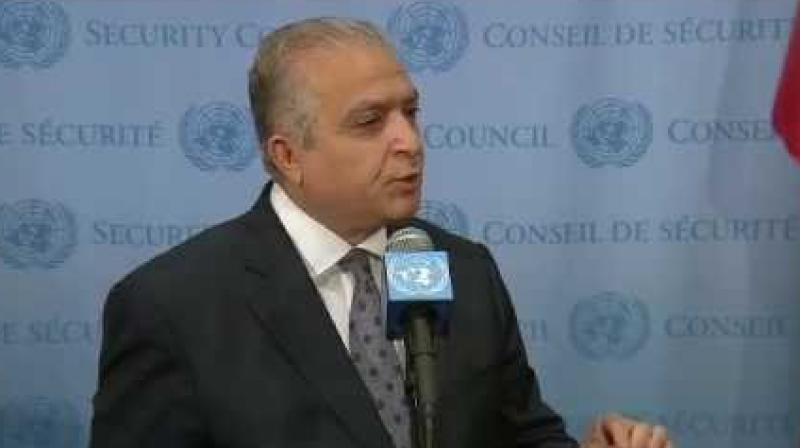Iraqs UN envoy Mohamed Alhakim. (Photo: YouTube)