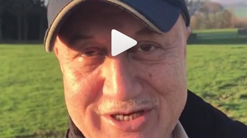 Anupam Kher in a screenshot from the video. (Photo: Instagram)