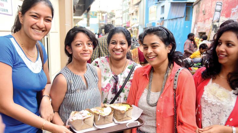 Young Bengalureans ready to dig into the famous Donne Biriyani