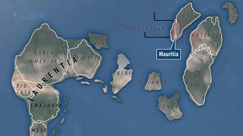 Scientists have confirmed the existence of a \lost continent\ under the Indian Ocean island of Mauritius. (Photo: University of WitWatersand)D)