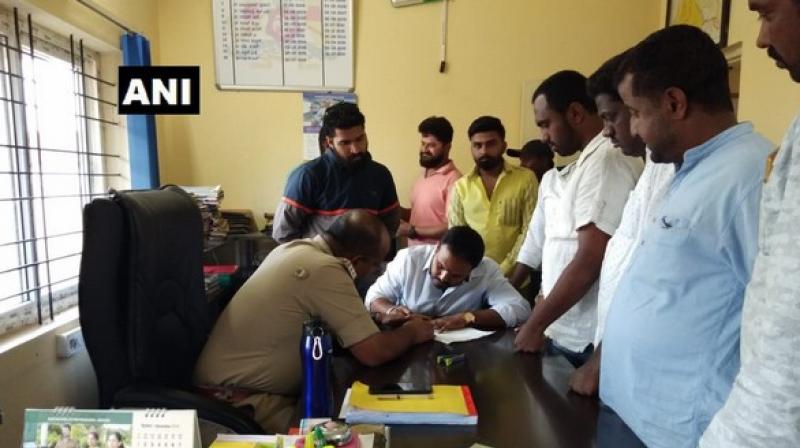 Wednesdays complaint was filed at Devadurga police station under Section 506 of IPC (Punishment for criminal intimidation). (Photo: ANI)
