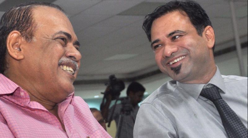 Dr. Kafeel Khan, who was arrested by the UP police in the infant death case in Gorakhpur Govt. hospital, along with former MP Sebastian Paul in Kochi on Saturday.  (Photo: SUNOJ NINAN MATHEW)