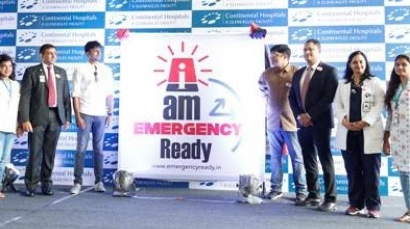 Launch of I am Emergency Ready logo at Continental Hospitals