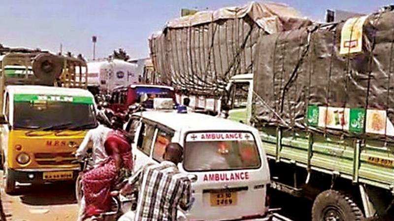 Separate lanes for ambulances arent possible on Bengalurus narrow roads, says traffic expert M.N. Sreehari.