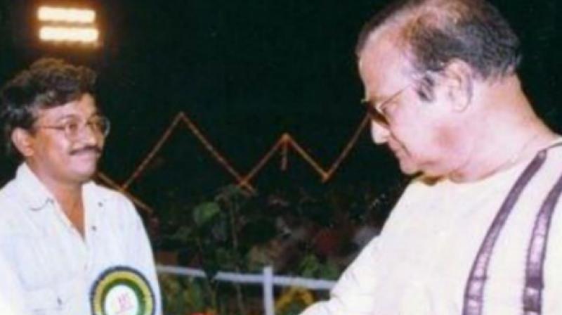 File photo of Ram Gopal Varma with N T Rama Rao.