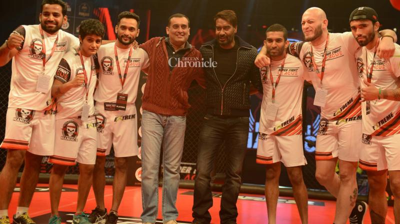 Ajay, Arjun, Randeep cheer for their favourite teams in Super Fight League