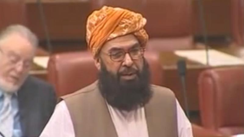 Pakistans Senate Deputy Chairman Maulana Abdul Ghafoor Haideri (Photo: YouTube)