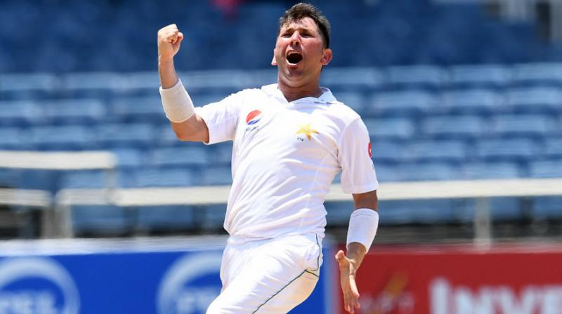 Yasir Shahs six-wicket haul in the second innings spearheaded Pakistans win against West Indies. (Photo: AFP)