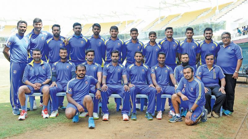 Karnataka, winners of the south zone inter-state T20 tournament.