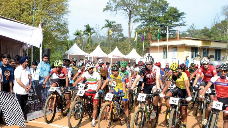 The two-day annual mountain biking event MTB Kerala 2018 held at Wayanad