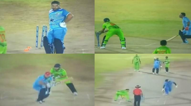 A couple of batsmen were seen charging down the wicket, displaying carelessness to make it back to the crease, while run-outs also occurred in similar fashion.(Photo: Screengrab)