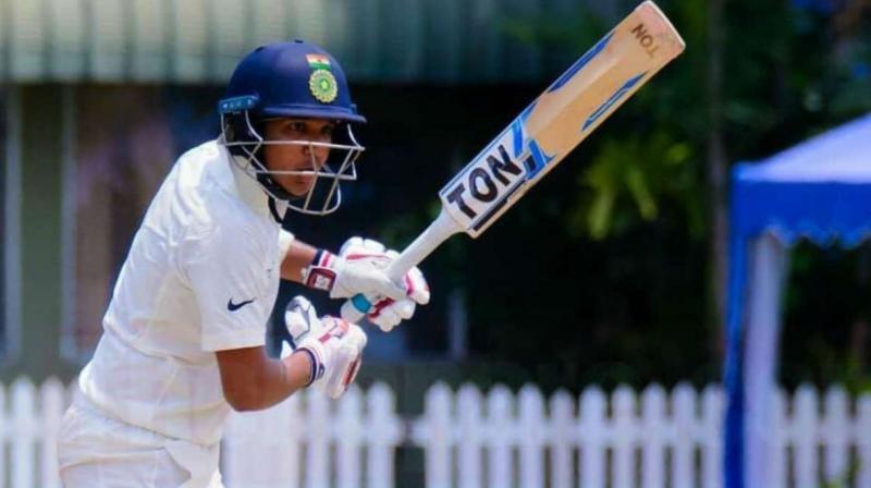 Pavan Shah hit six fours in one over during his memorable innings. (Photo: PTI)