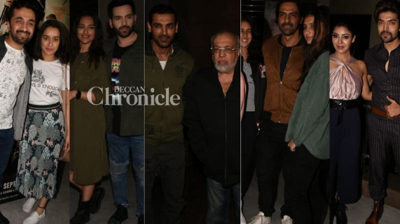 Shraddha, Sonakshi support brothers, Arjun with kids, John, others watch Paltan