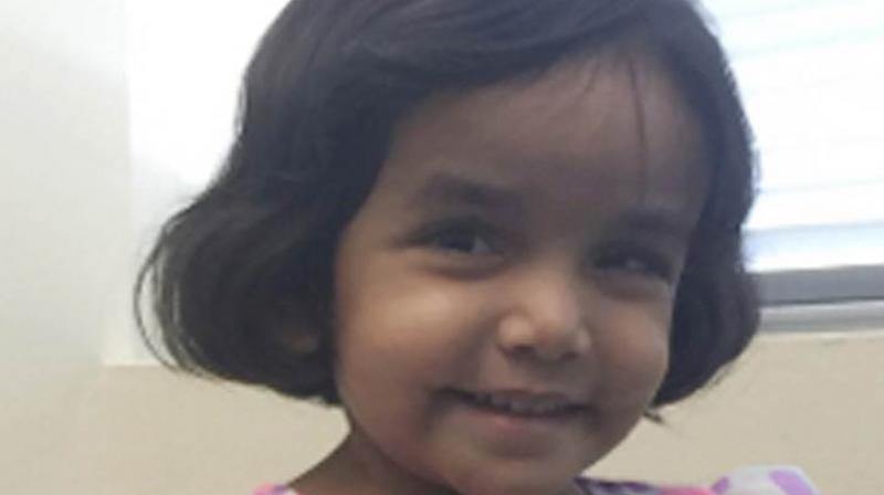 Police in Richardson are yet to find a clue as to what happened to Sherin Mathews.(Representational Image| Photo:AFP)