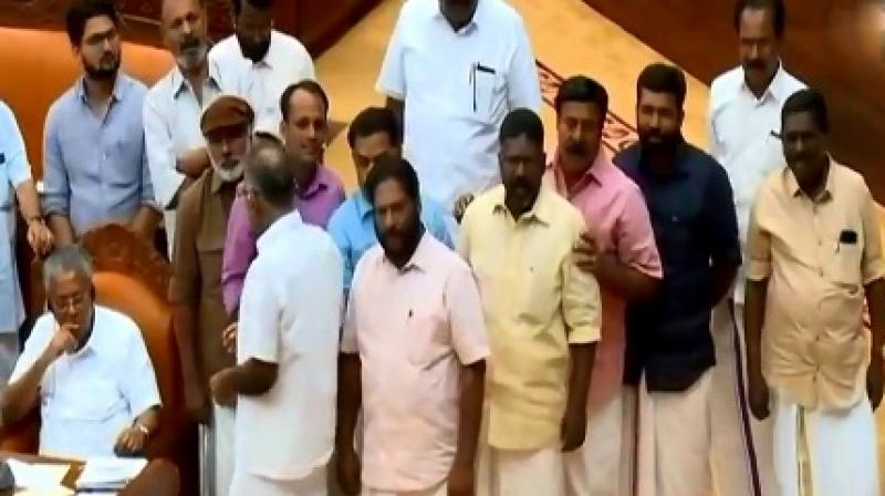 This is a collusion between the Congress and BJP-RSS and a belated awakening, Kerala CM Vijayan said. (Photo: ANI)