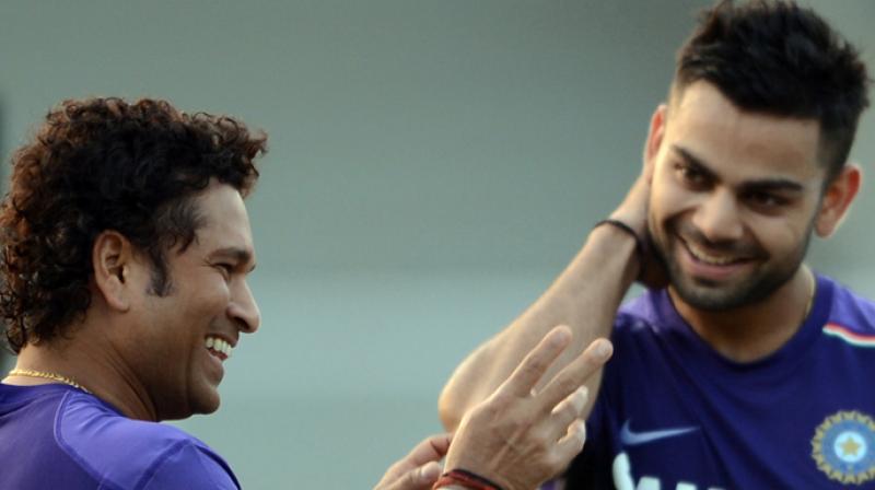 Harbhajan Singh placed Sachin Tendulkar higher than Virat Kohli for the kind of bowlers Tendulkar faced. (Photo: AFP)