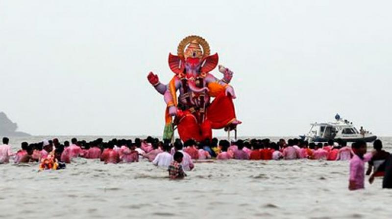 Police said one Gyaneshwar and Sagar, both residents of Bandlaguda, near the police Academy, took out Ganesh processions from their colonies and were going to the immersion point. (Representational image)
