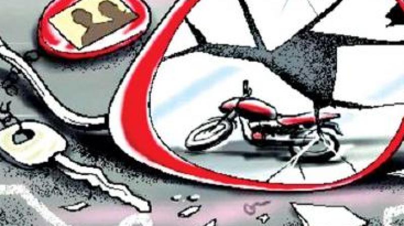 Vinod was driving and Sai Kiran was on the pillion. When they came near Aurora college a car rashly driven by a degree student  hit their bike from the front killing Vinod on the spot. Sai Kiran was injured seriously,â€said inspector B. Prakash of Ghatkesar.  (Representational image)