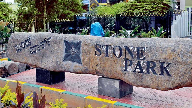 A trash dump at Devarachikkanahalli, which was an eyesore, has now been transformed  into a beautiful Stone Park. (Photo:DC)