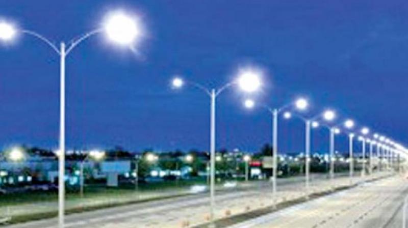 According to a power ministry report, installation of 30 lakh LED streetlights has resulted in saving 39 crore KW of energy and has also reduced 3.29 lakh tonnes of CO2 emissions annually.  (Representational image)