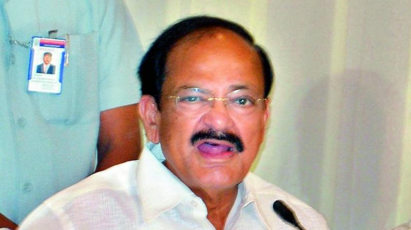 Mr Venkaiah Naidu is the only hope for the state, said minister for health Kamineni Srinivas.