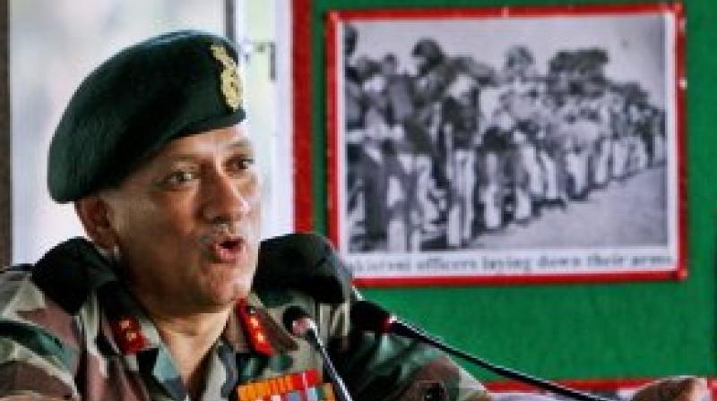 The NDA government on Saturday appointed Lieutenant General Bipin Rawat as the next chief of the India Army. (Photo: PTI)
